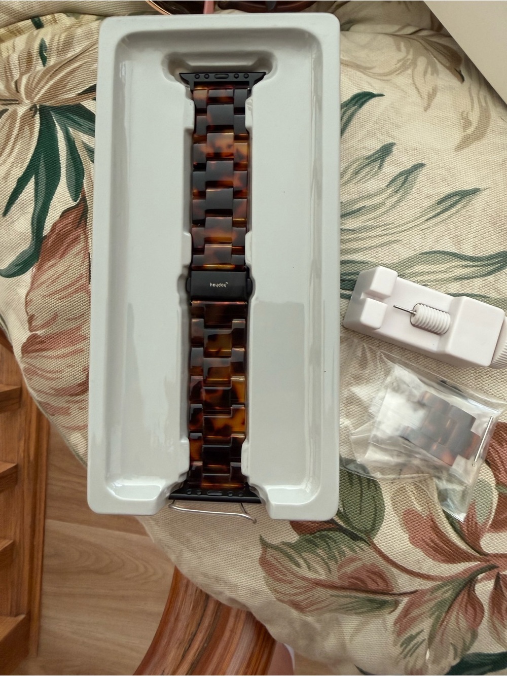 heyday Tortoiseshell Brown Link Watch Band for Apple Watch